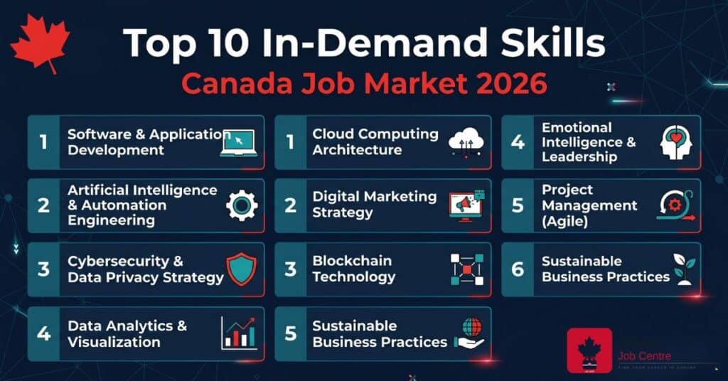 top in-demand skills Canada job market 2026