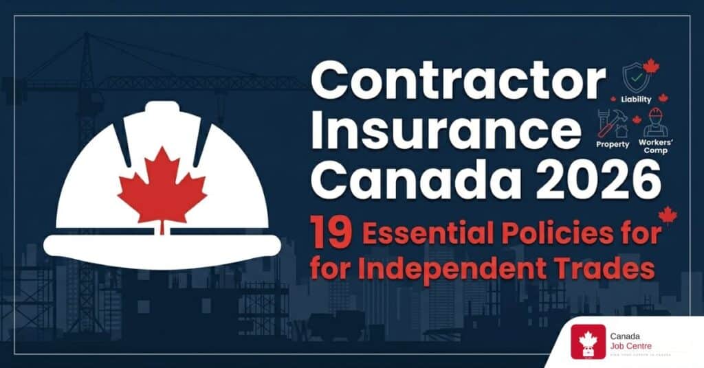 contractor insurance Canada 2026 liability coverage independent trades professionals