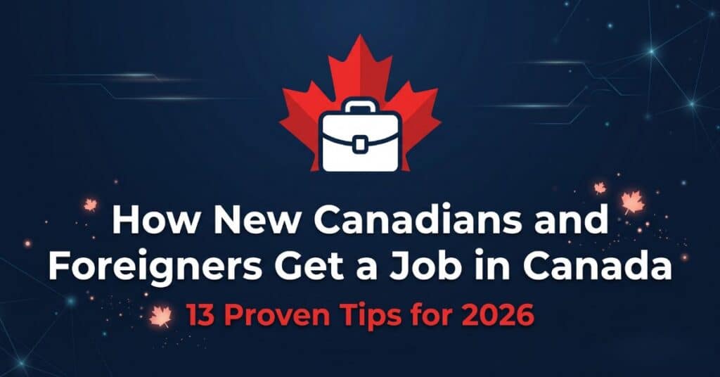 how new Canadians and foreigners get a job in Canada 2026